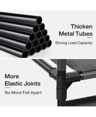 10-Tier Shoe Storage Organizer with Bin Drawers and Vertical Rack