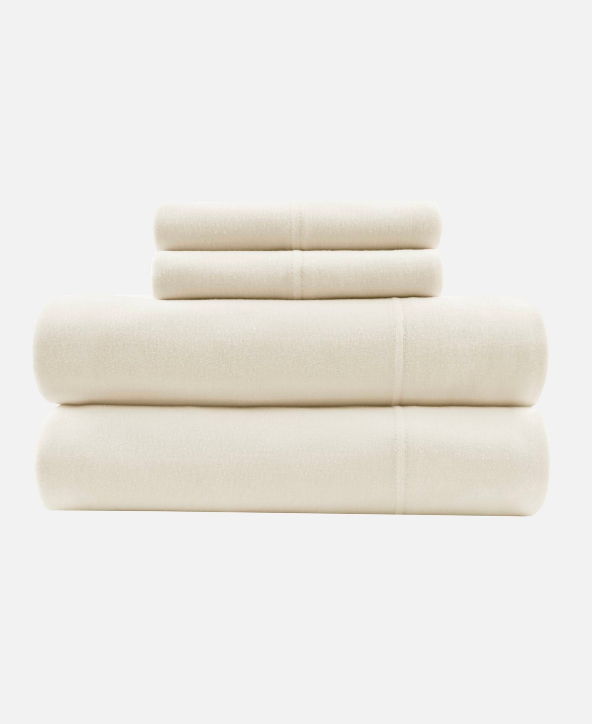 Intelligent Design Jersey-knit Cotton Blend 3-pc. Sheet Set, Twin Xl In Cream