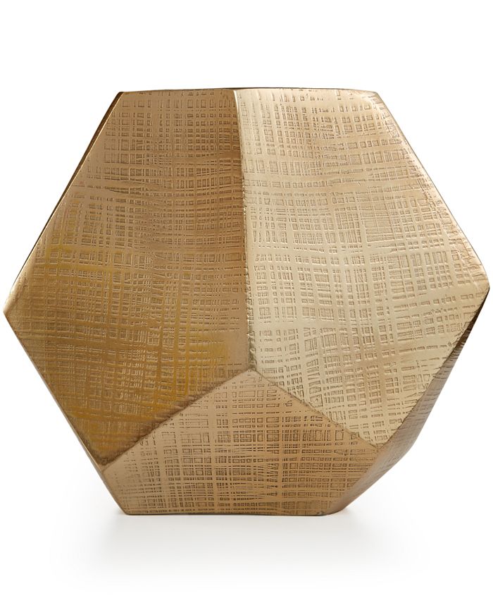 Simply Designz Geo Collection 7" Vase, Created for Macy's Macy's
