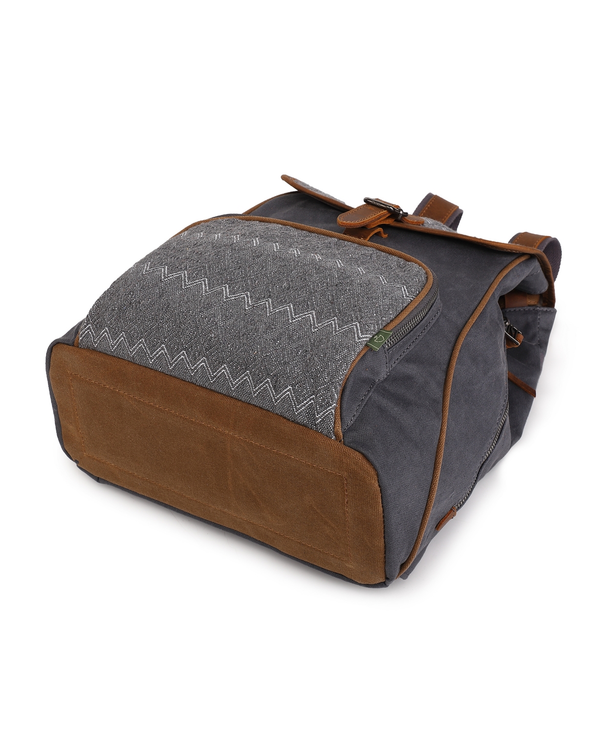 Tsd Brand Oak Hill Canvas Backpack In Gray