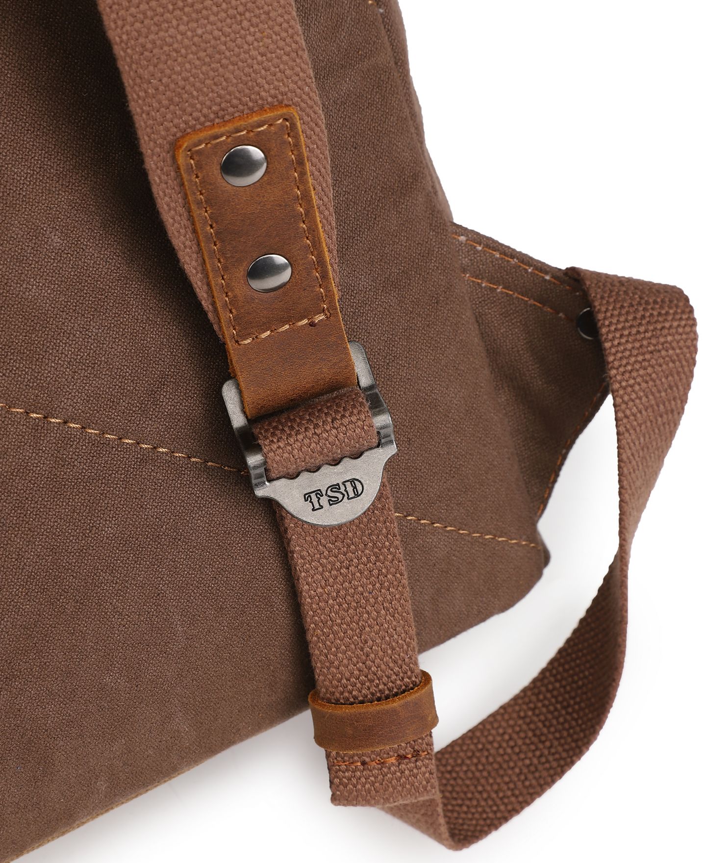 Рюкзак TSD BRAND Oak Hill Canvas, цвет: Коричневый — фото 11