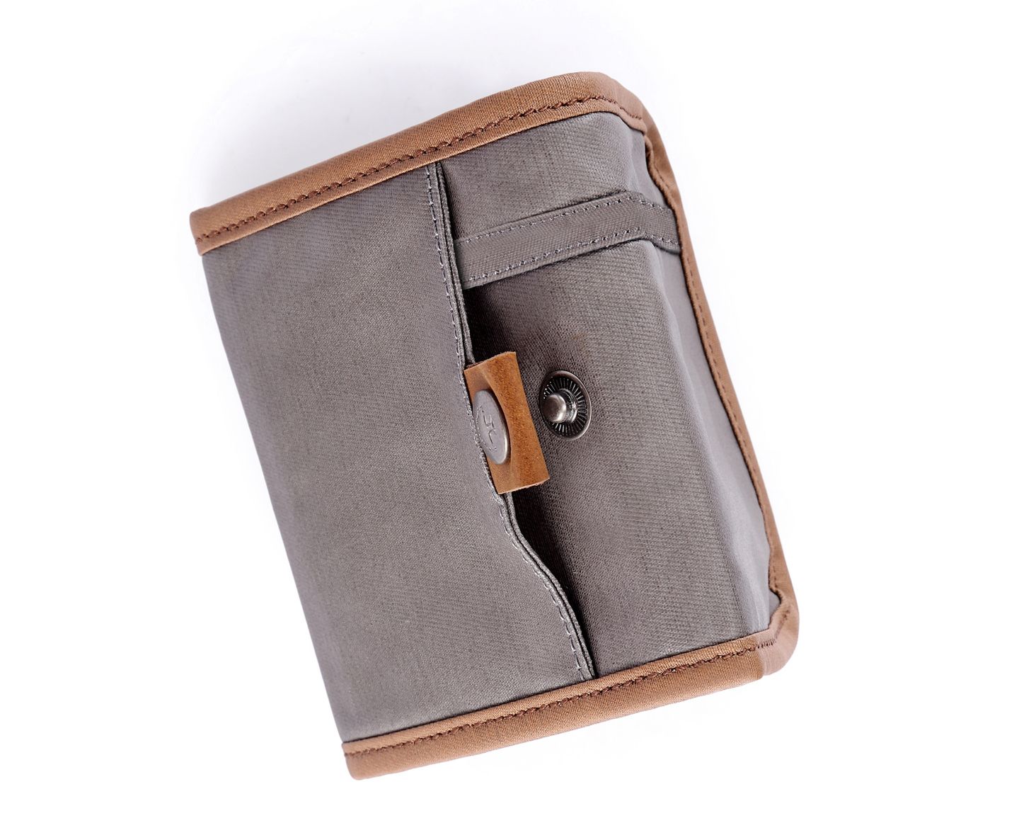 Женский кошелёк TSD BRAND Urban Light Coated Canvas Wallet, цвет: Серый — фото 8