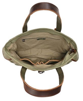 Valley and Sky Large Canvas Tote Bag