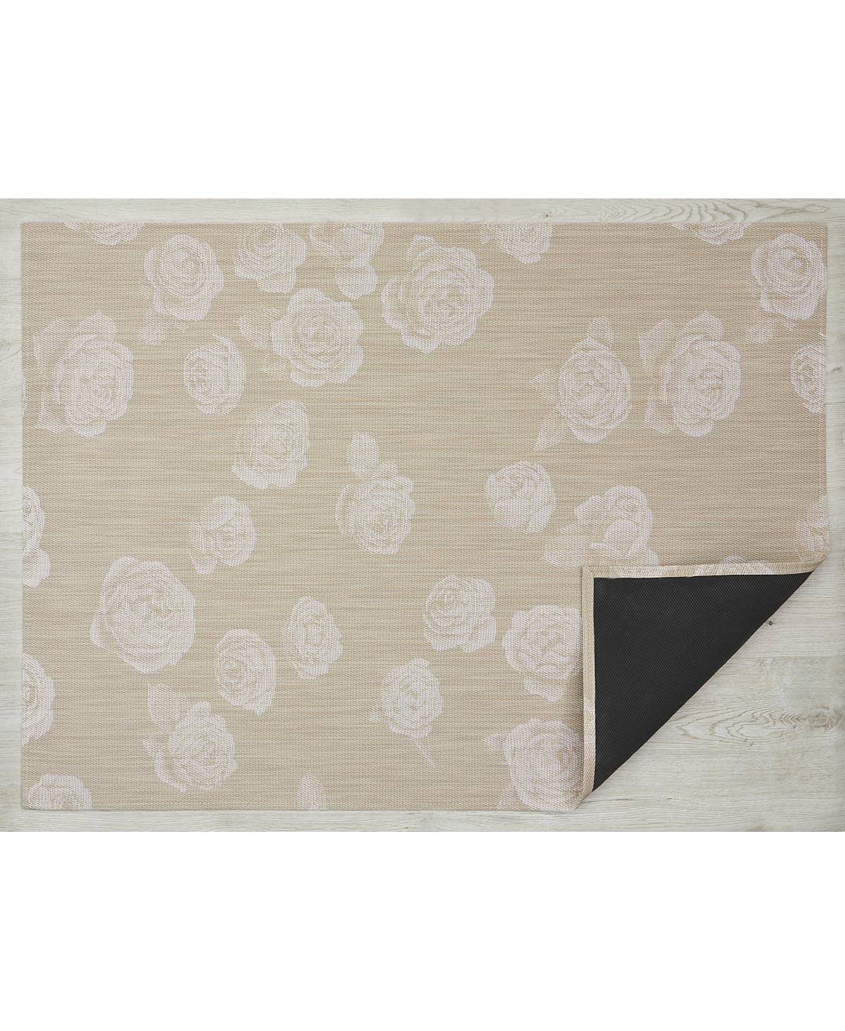 CHILEWICH MARTHA STEWART ROSETTE RUG, 46"X72"