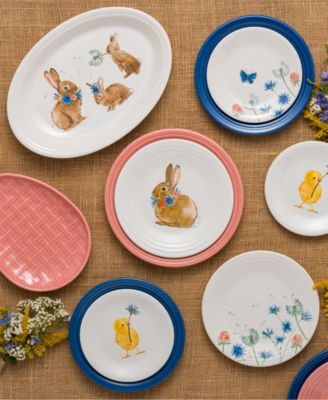 Breezy Floral Oval Platter