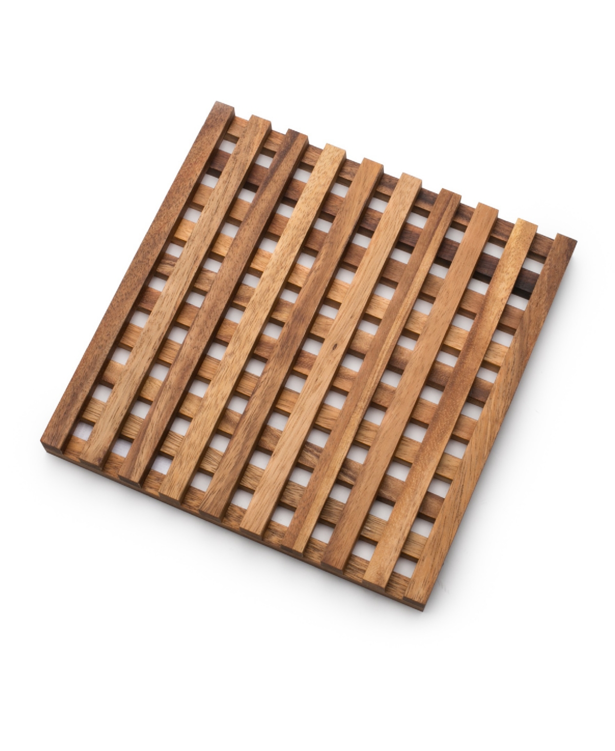 Ironwood Acacia Wood 10" Venetian Trivet In Wood