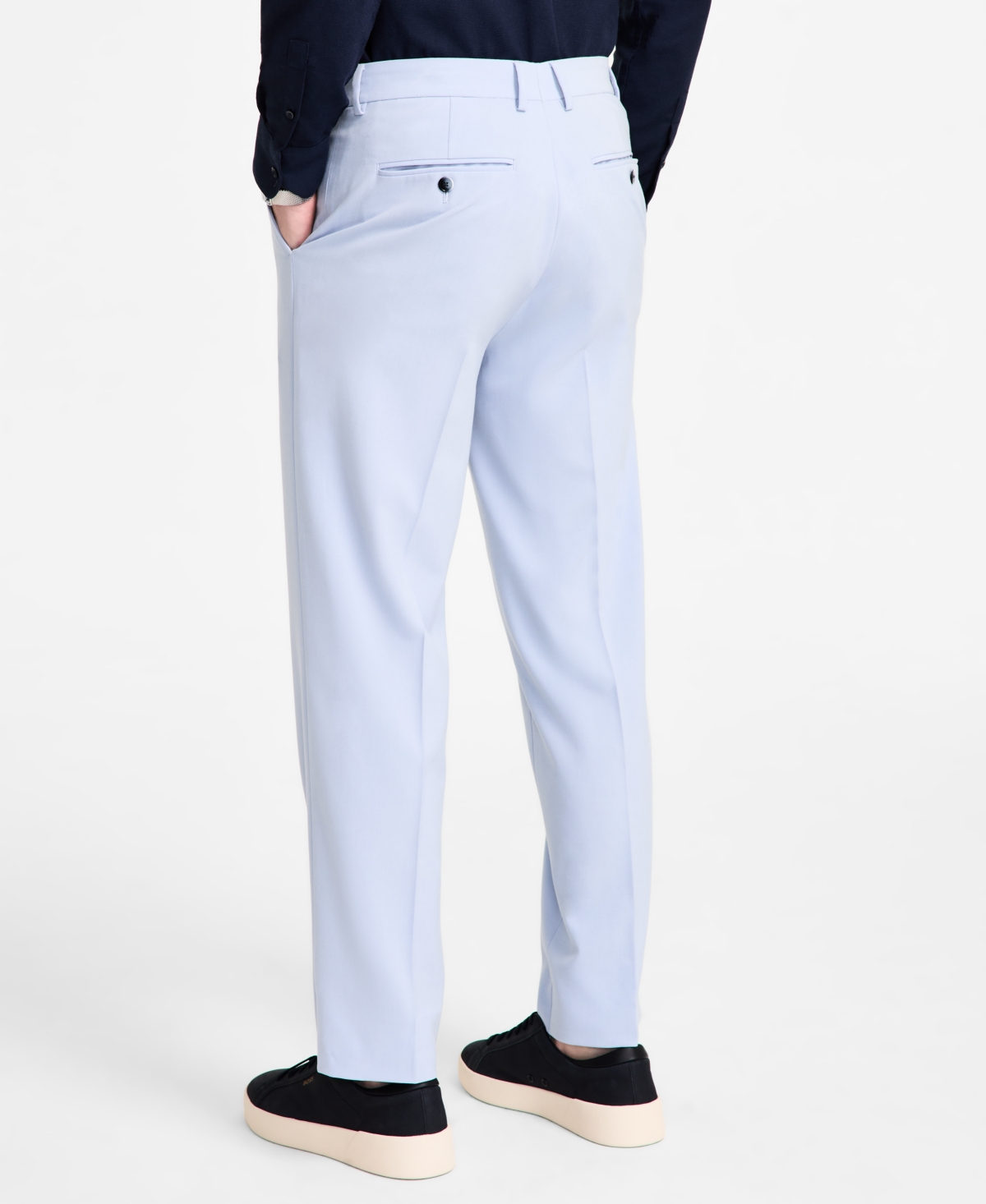Nautica Men's Modern-fit Bi-stretch Suit In Light Blue