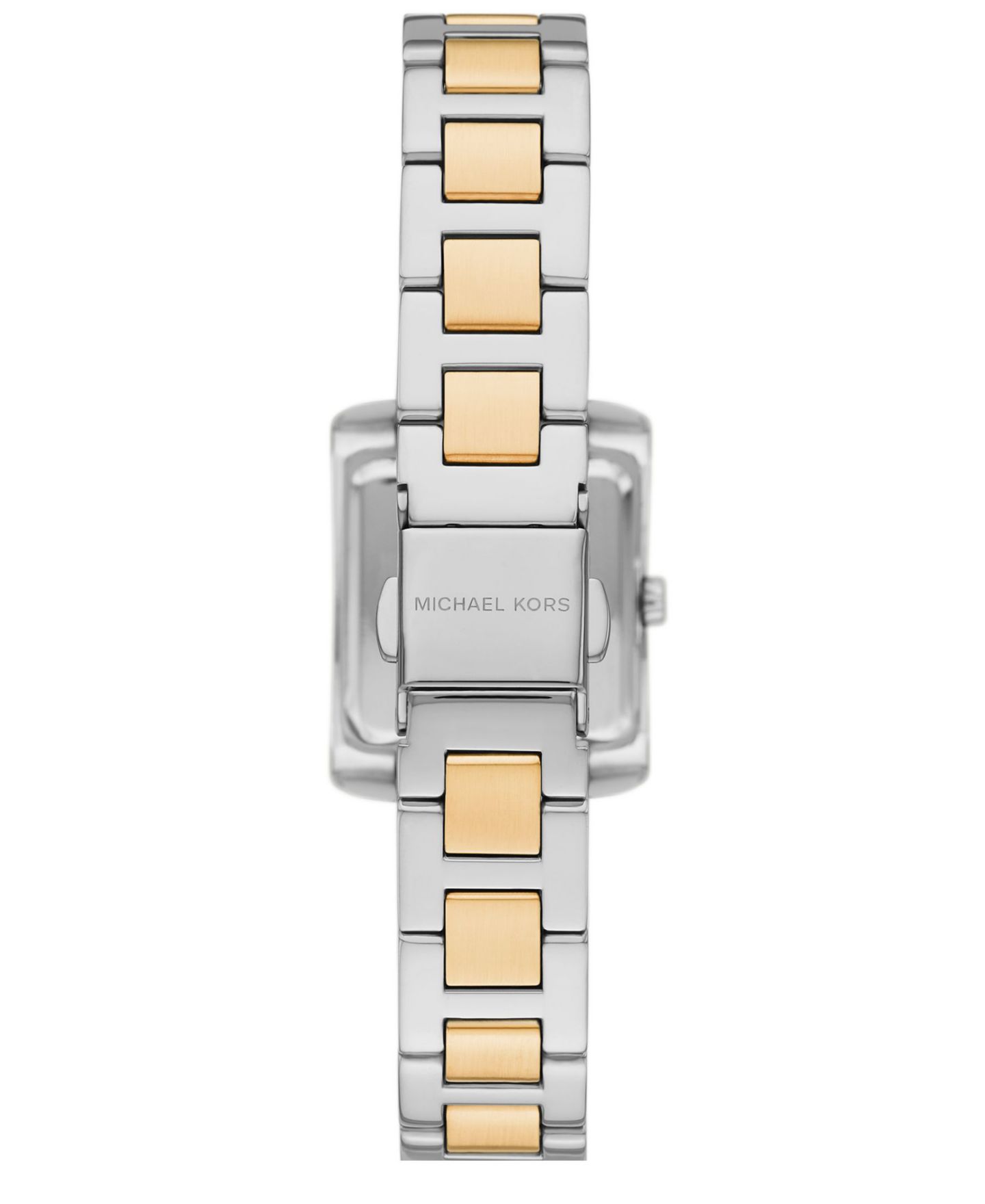 Женские часы Michael Kors Emery Three-Hand Two-Tone Stainless Steel Watch, 22x28mm — фото 3