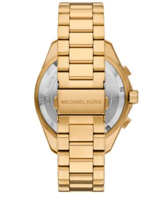 Men's Maritime Chronograph Gold-Tone Stainless Steel Watch, 45mm