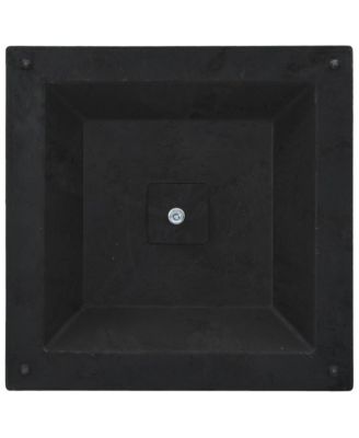 Parasol Base Square Polyresin 26.5 lb Bronze