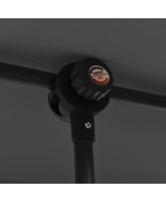 Garden Parasol with Aluminum Pole 70.9"x43.3" Anthracite