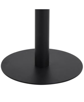 Bistro Table Dark Brown MDF 23.6 x 23.6 in Sleek Bistro Table