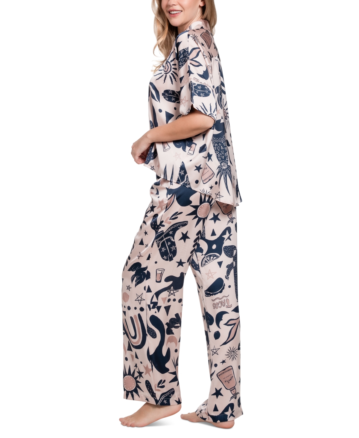 Midnight Bakery Women's Satin Sunrise Pajama Set