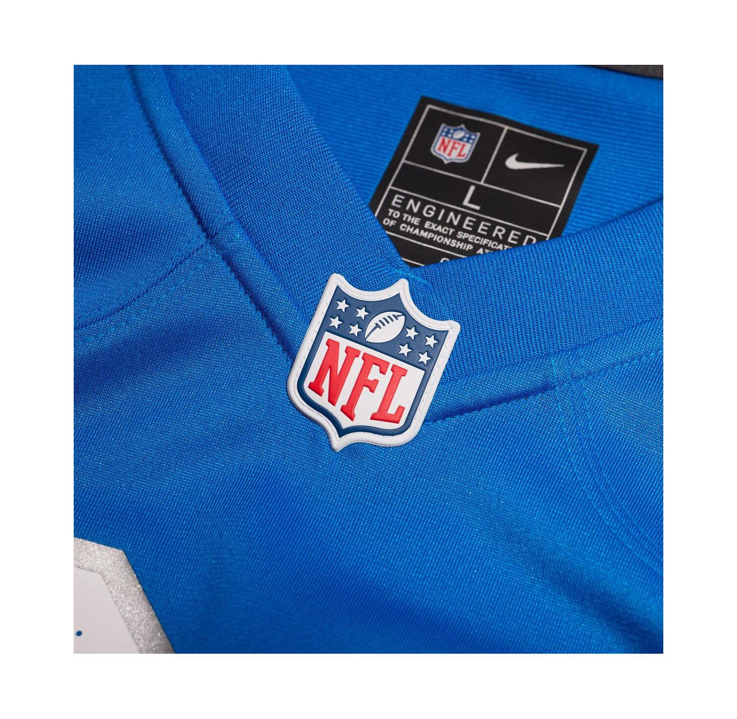 Men's Amon-Ra St. Brown Blue Detroit Lions Game Jersey
