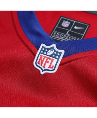 Men's Devin Singletary Century Red New York Giants Alternate Player Game Jersey