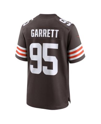 Men's Myles Garrett Brown Cleveland Browns Team Game Jersey