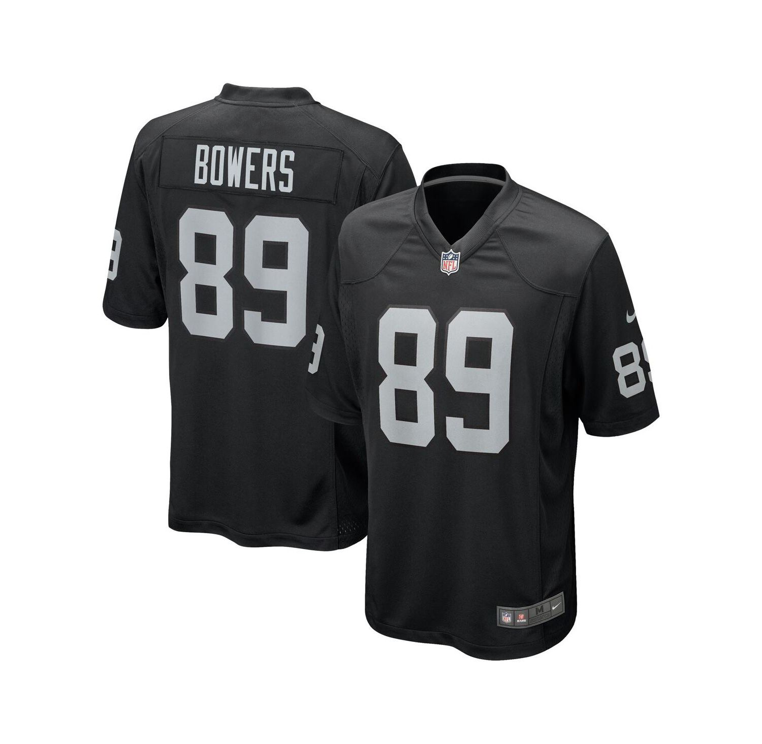 Men's Brock Bowers Black Las Vegas Raiders Player Game Jersey