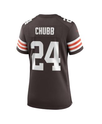 Women's Nick Chubb Brown Cleveland Browns Team Game Jersey