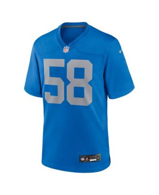 Men's Penei Sewell Blue Detroit Lions Alternate Game Jersey