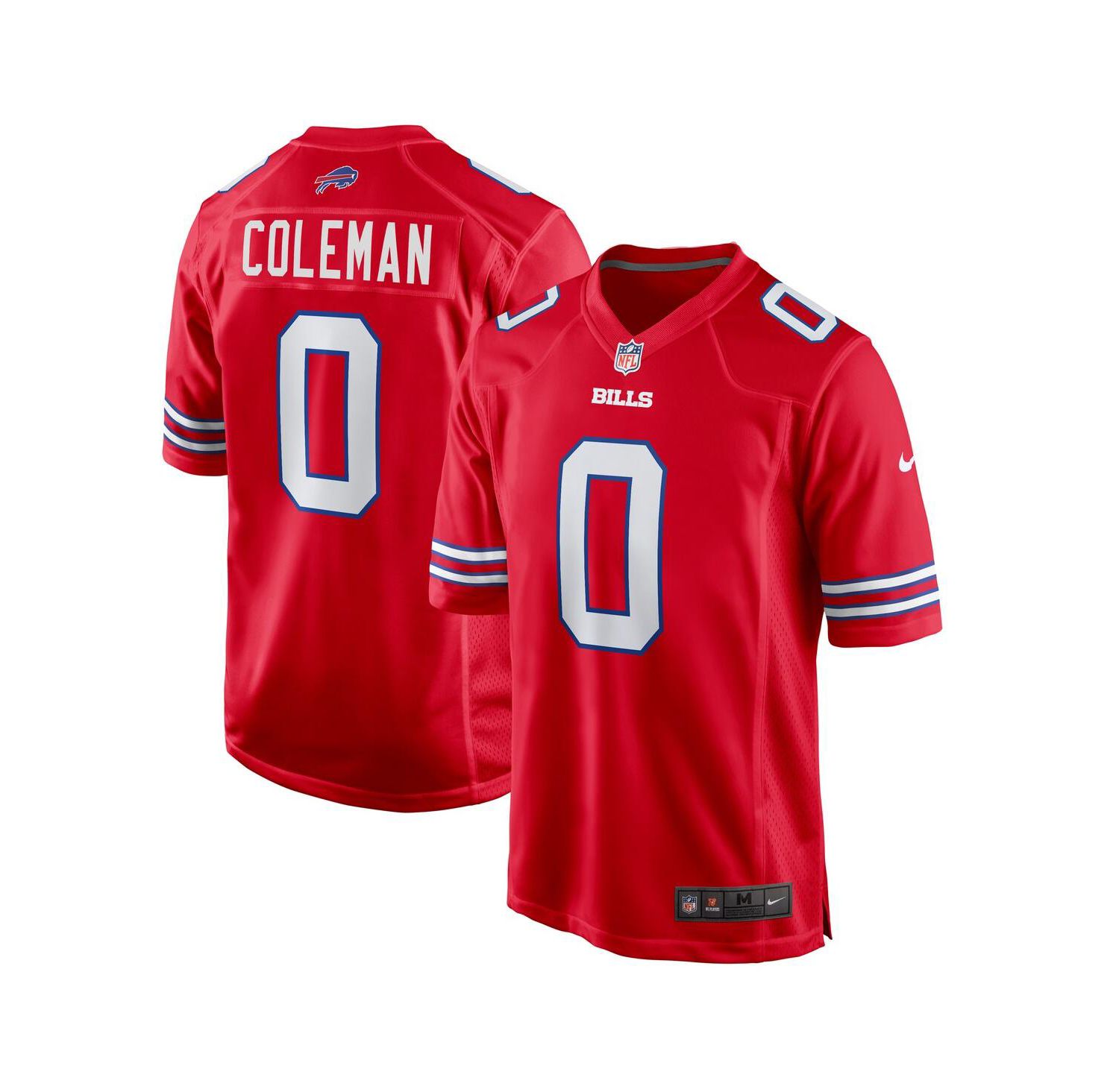 Men's Keon Coleman Red Buffalo Bills Alternate Game Jersey