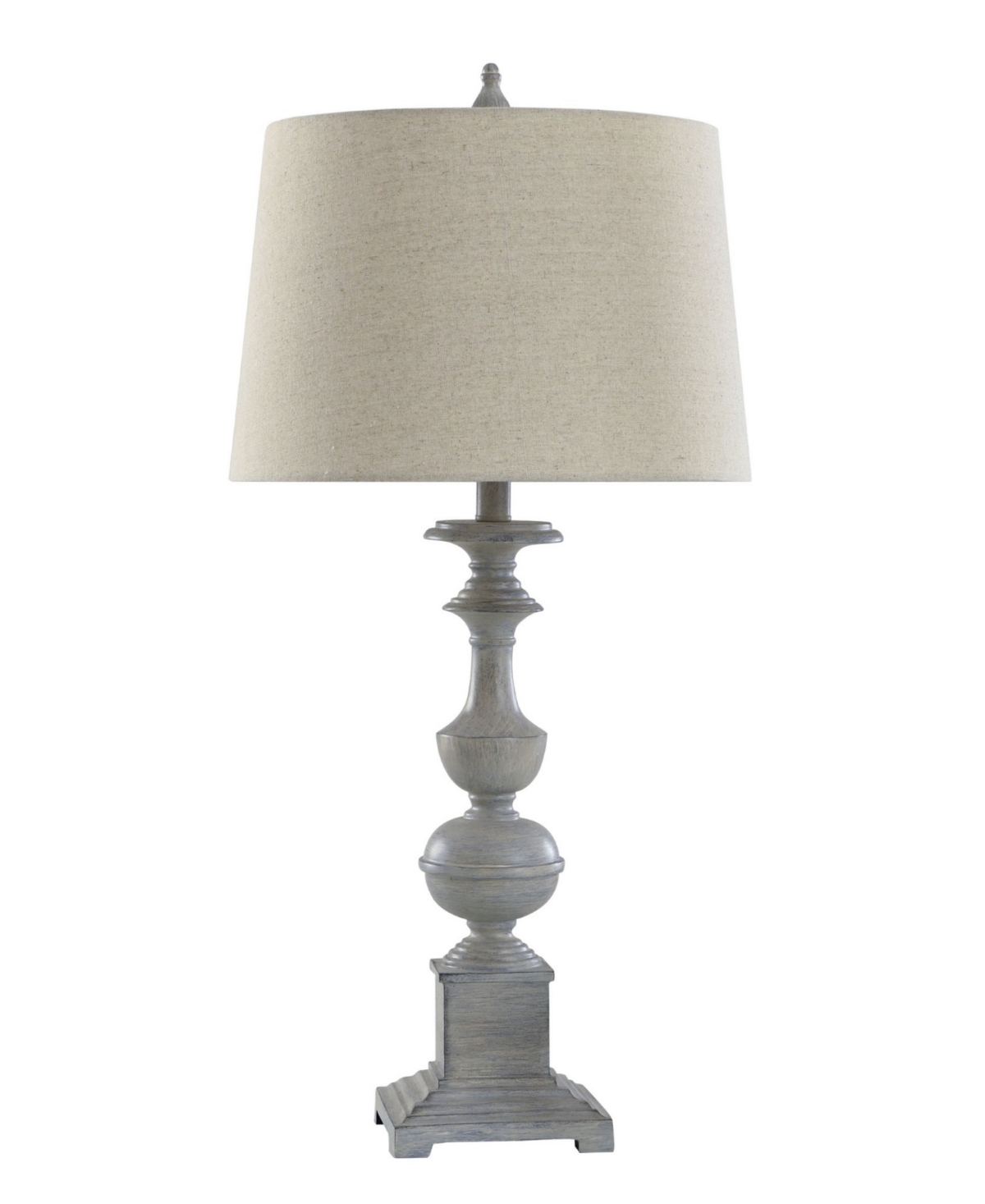 STYLECRAFT HOME COLLECTION 31" METAL CROMWELL TRADITIONAL BALUSTER TABLE LAMP 
