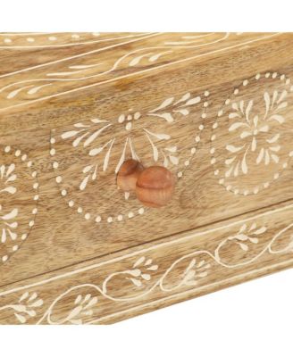 Console Table 31.5"x13.8"x29.1" Solid Mango Wood