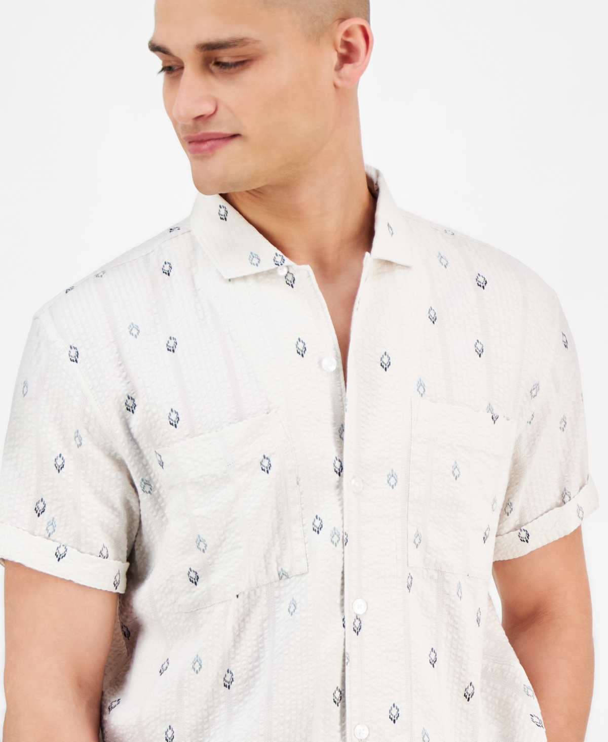 SUN + STONE MEN'S THADDEUS SHIRT, EXCLUSIVELY AT MACY'S 