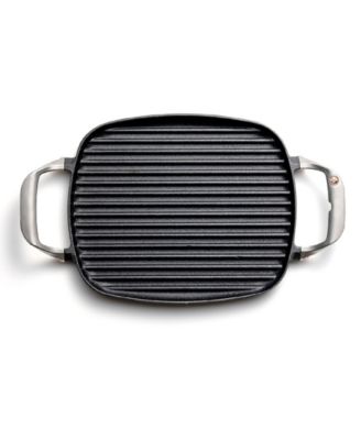 Cast Iron 8.5"x14.25" Grill Pan with Ridges 