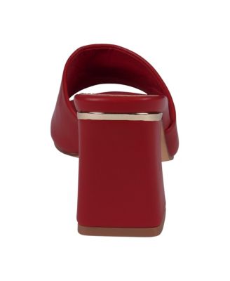 Women's Soho Square Toe Block Heel Dress Sandals