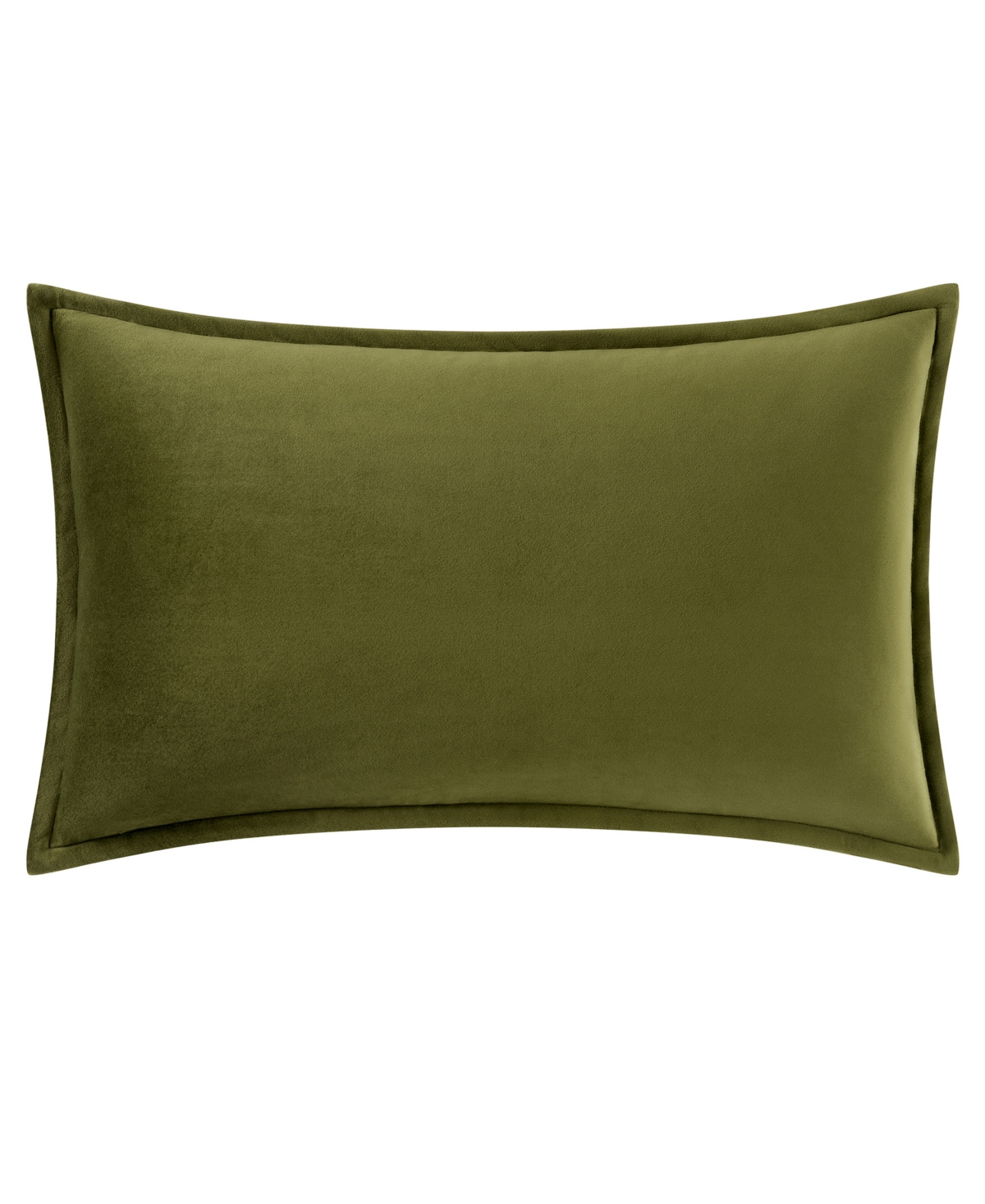 Rose Tree Esmeralda Velvet Decorative Pillow, 27" X 17" In Sage