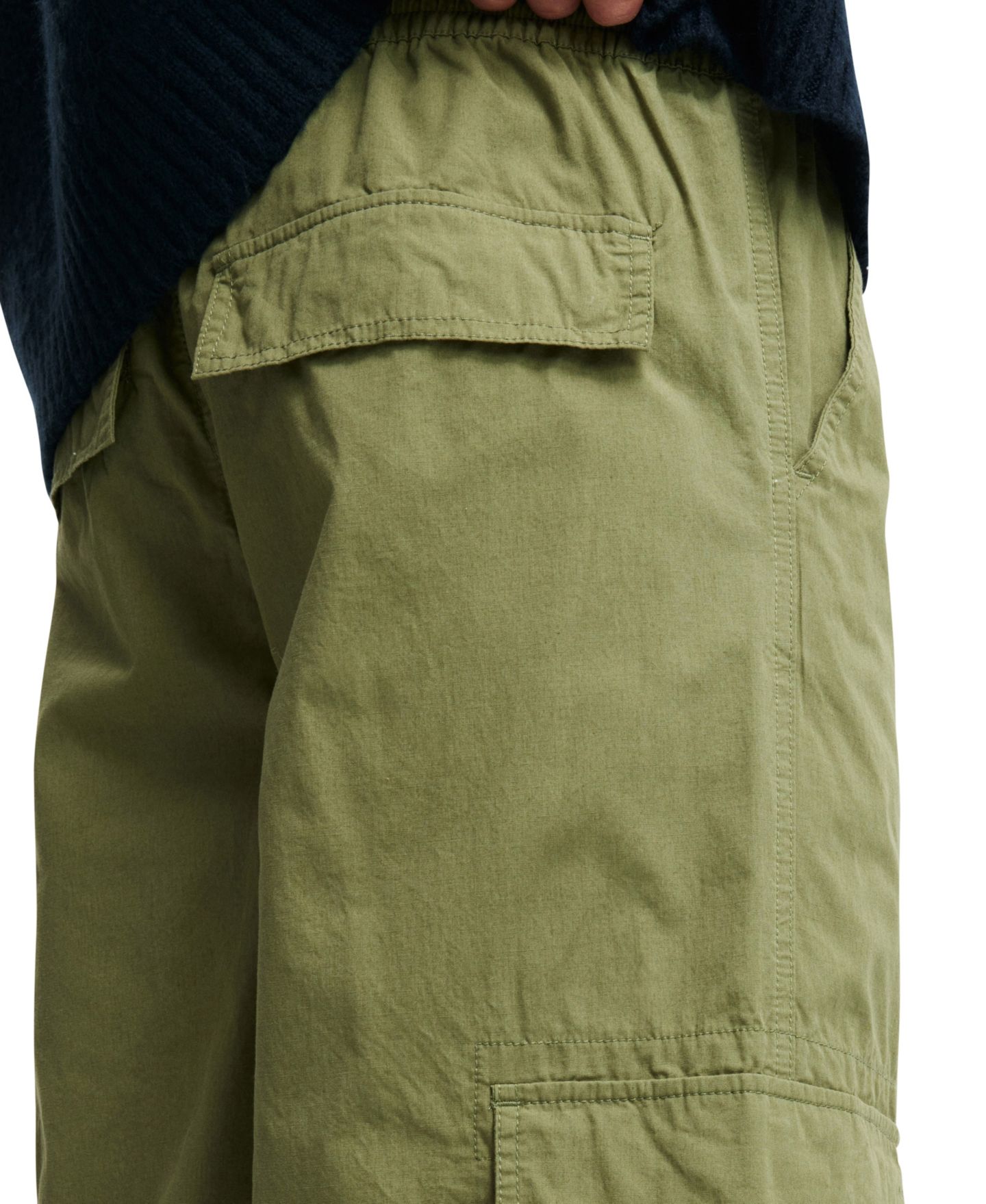 Мужские брюки Cotton On Knox Baggy Cargo, цвет: Тёмно-зелёный — фото 3