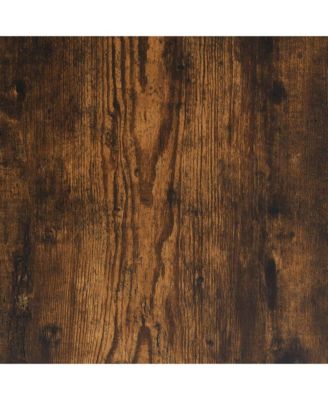 Console Table Smoked Oak 29.5"x12"x29.5" Engineered Wood