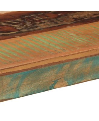 Dining Table 43.3"x21.7"x29.9" Solid Wood Reclaimed