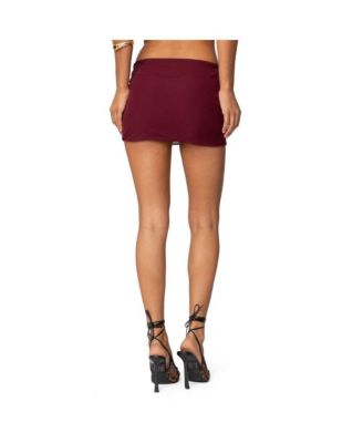 Womens Vivi Mesh Mini Skirt