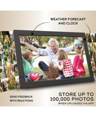 22” SMART Digital Photo Frame, Touchscreen, Up to 100,000 photos