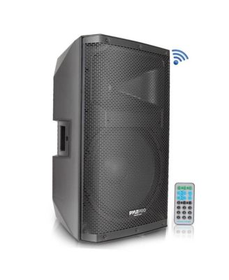 15" Bluetooth Stage & Studio PA Speaker with MP3/USB/SD Playback, 1400W, Digital LCD Display & LED Lights