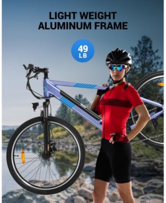 350W Electric Bike 26" Electric Mountain Bike for Adults, 36V Built-in Hidden Removable Battery with Shimano 7 Speed City Commuter Bike for Man Woman