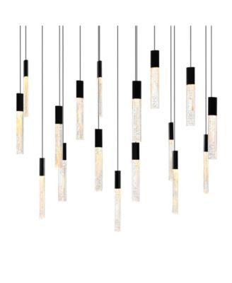 16" Metal Greta Integrated LED Chandelier