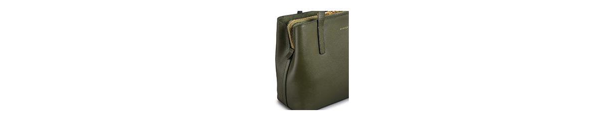Radley London Dukes Place Medium Zip Top Satchel Bag In Dark Olive