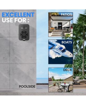 4” 2-Way Indoor/Outdoor Bluetooth Wireless Speaker System - Waterproof, 300W Max Power, 1/2” Tweeter