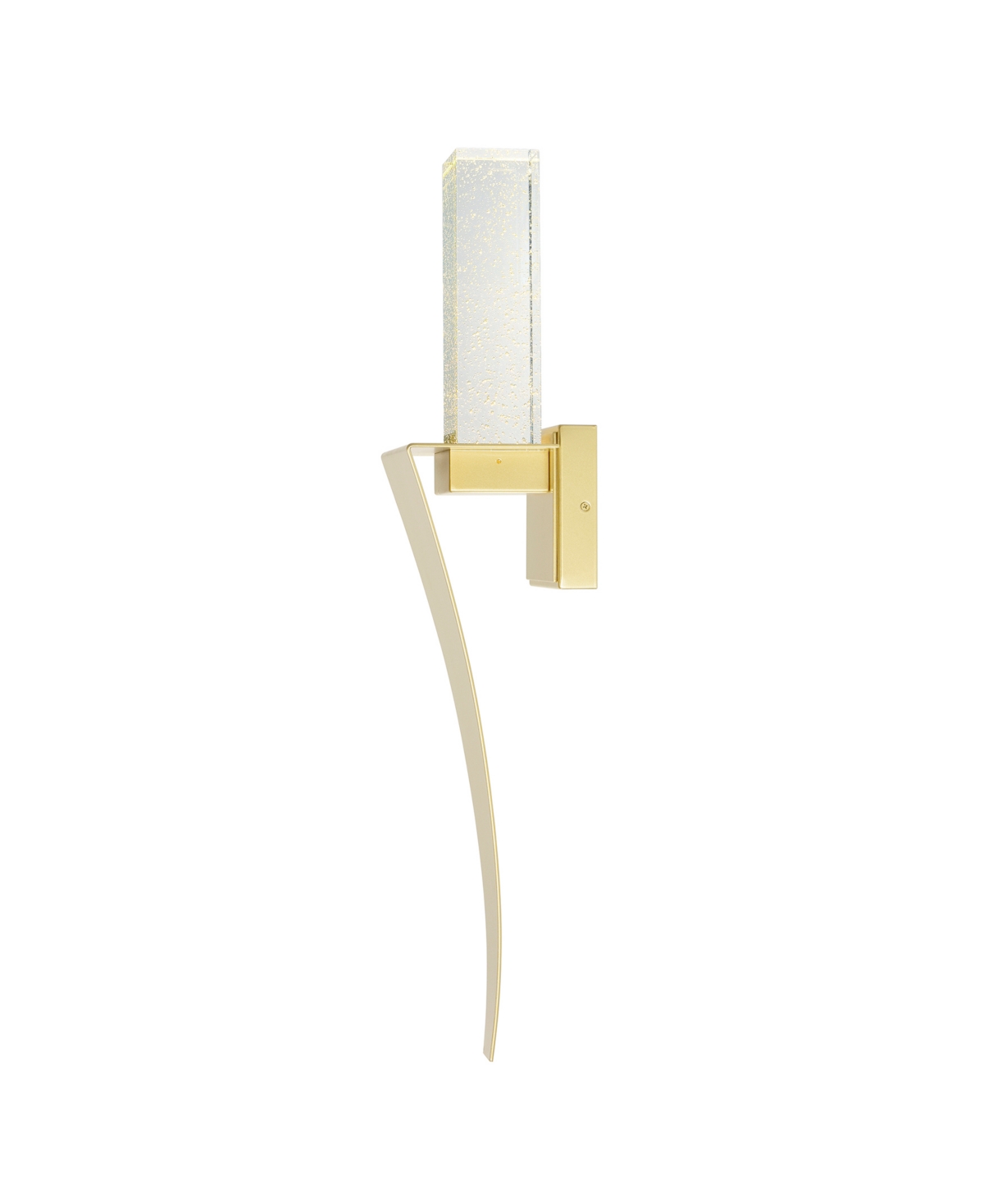 Cwi Lighting 30" Metal Catania Integrated Led Wall Light In Satin Gold