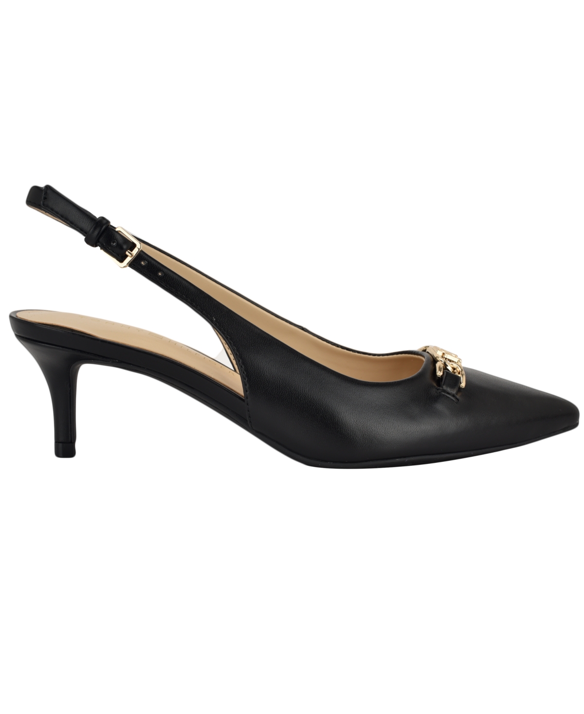 Tommy Hilfiger Women's Tienna Slingback Pointed Toe Pumps In Black