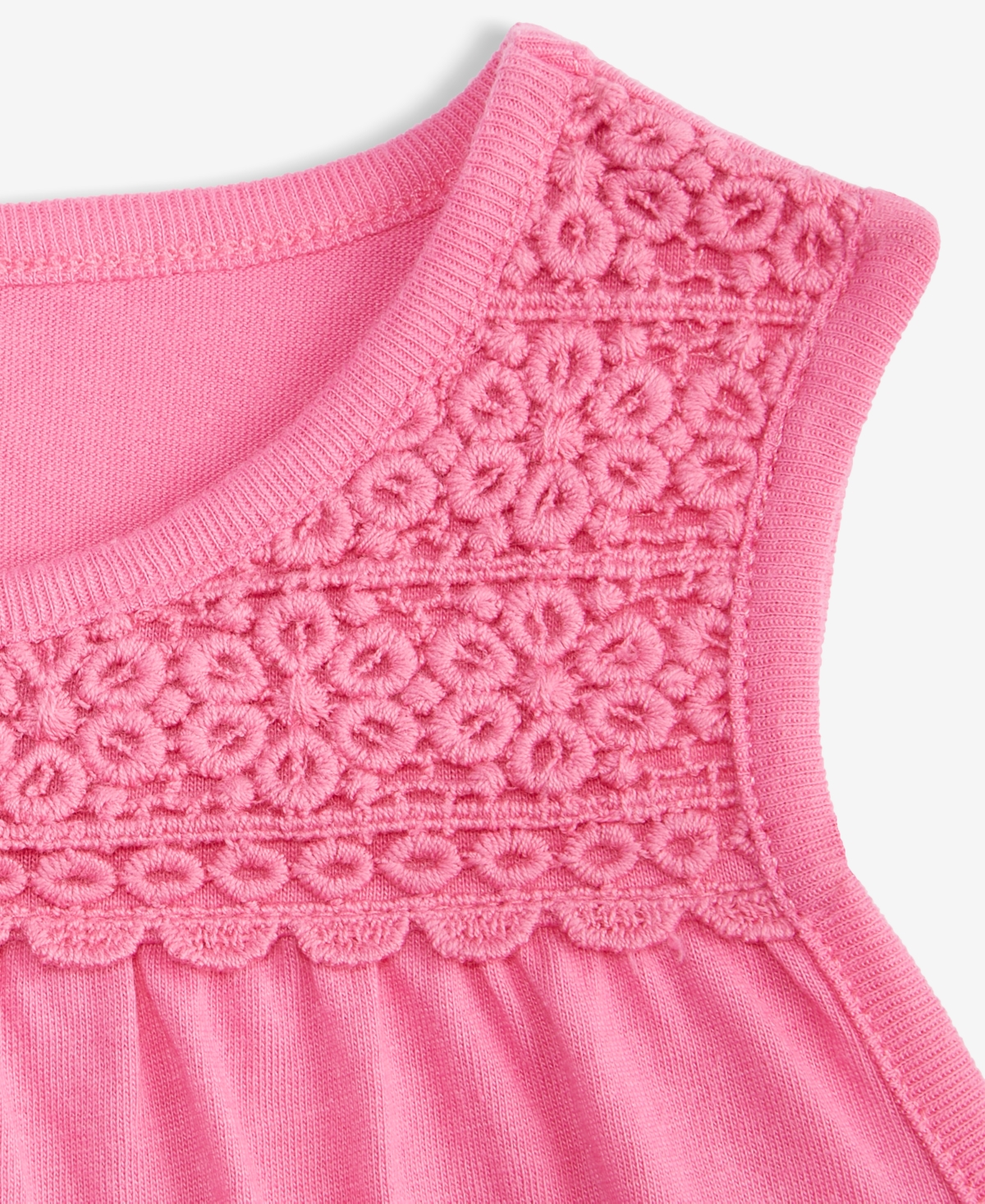 Epic Threads Toddler Girls Crochet Tank Top, Exclusively At Macy's In Pink