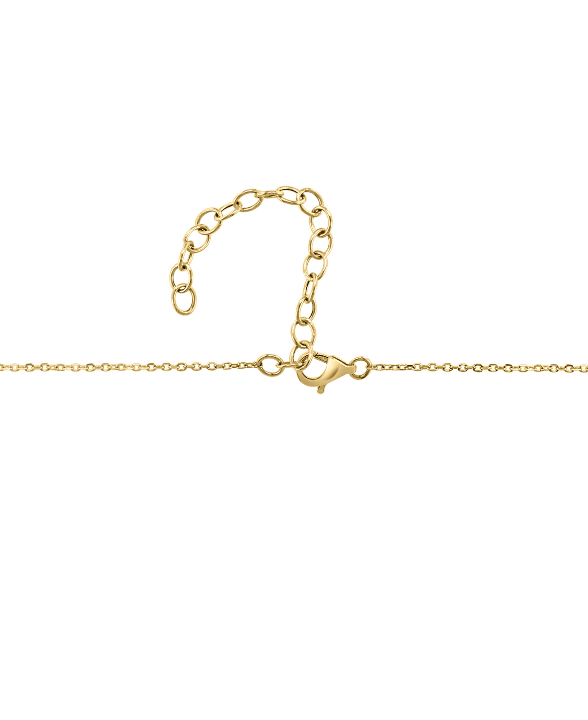 EFFY COLLECTION EFFY MULTI-GEMSTONE (5/8 CT. T.W.) & DIAMOND (1/8 CT. T.W.) STARFISH PENDANT NECKLACE IN 14K GOLD, 1 