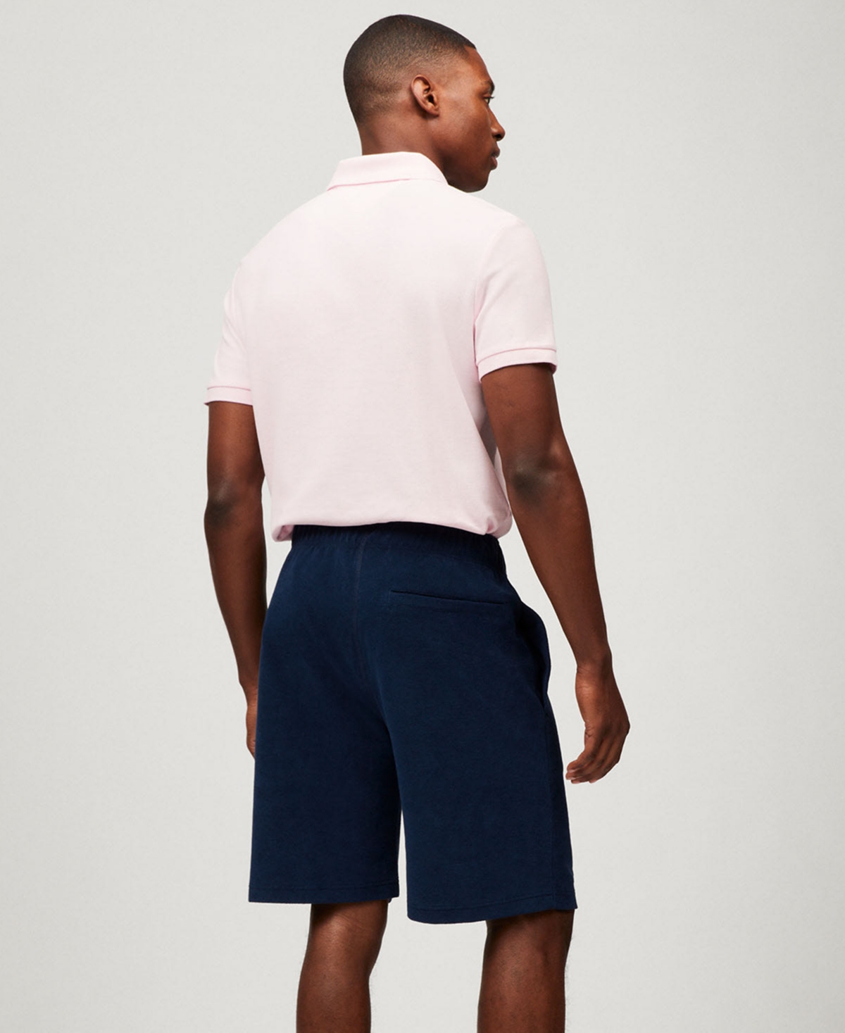 TOMMY HILFIGER MEN'S TERRY 8-3/4" DRAWSTRING SHORTS 