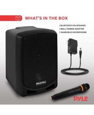  - Karaoke Sound System with Wireless Microphone, MP3/USB/SD & Rechargeable Battery-Compact & Portable Bluetooth PA Speaker