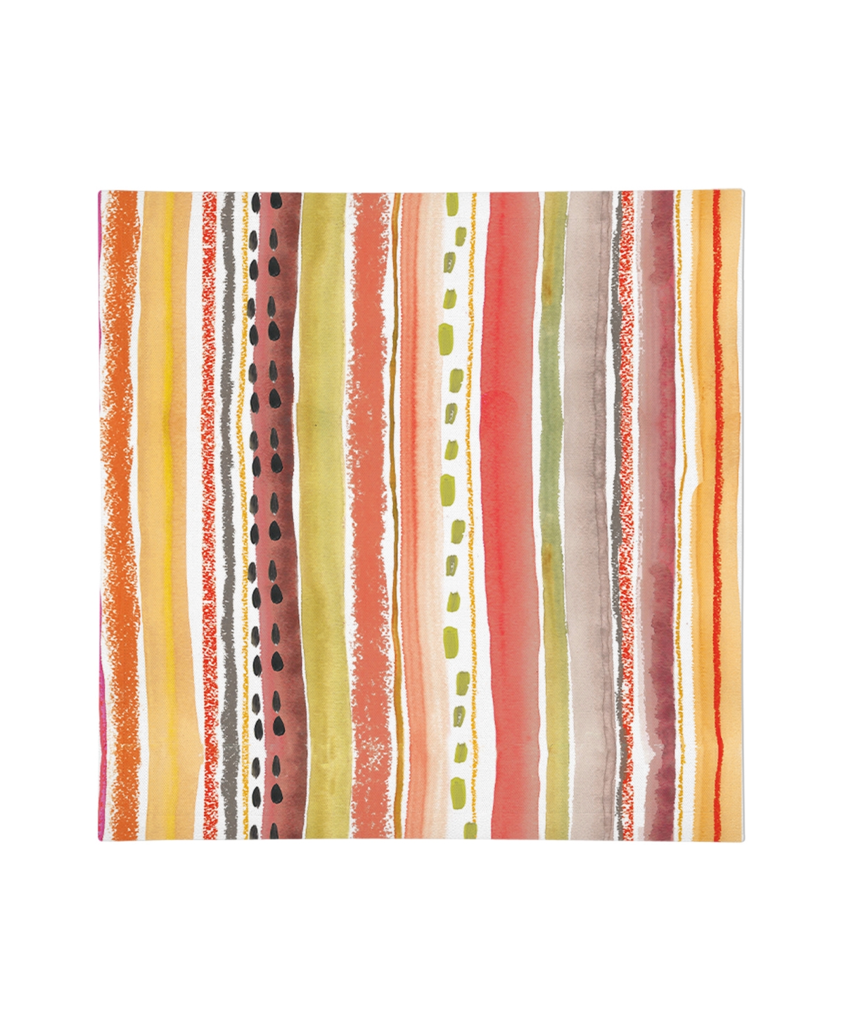 Laural Home Harvest Snippets Set Of 4 Napkin, 20" X 20" In Multi