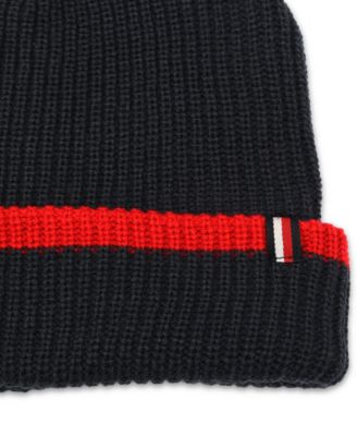 Men's Tipped Ribbed-Knit Beanie