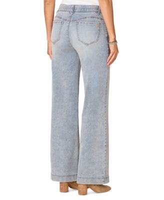 Democracy Women's "Ab"solution High-Rise Wide-Leg Jeans
