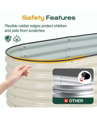 Modular Metal Raised Garden Bed - Aluzinc Material